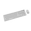 Silent Key Pro Business draadloze desktopset, wit, US indeling