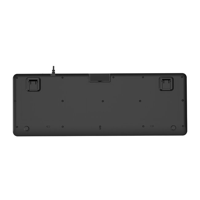 Slimline bedraad toetsenbord met achtergrondverlichting, zwart, US layout