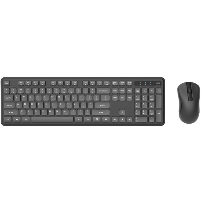 Slim Pro Business draadloze desktopset, zwart, US-layout