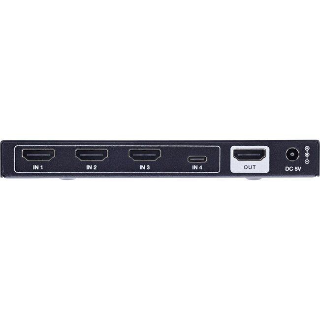 InLine HDMI/USB-C schakelaar met EDID management | 4 naar 1 | HDMI2.1 (8K 60Hz + HDR)