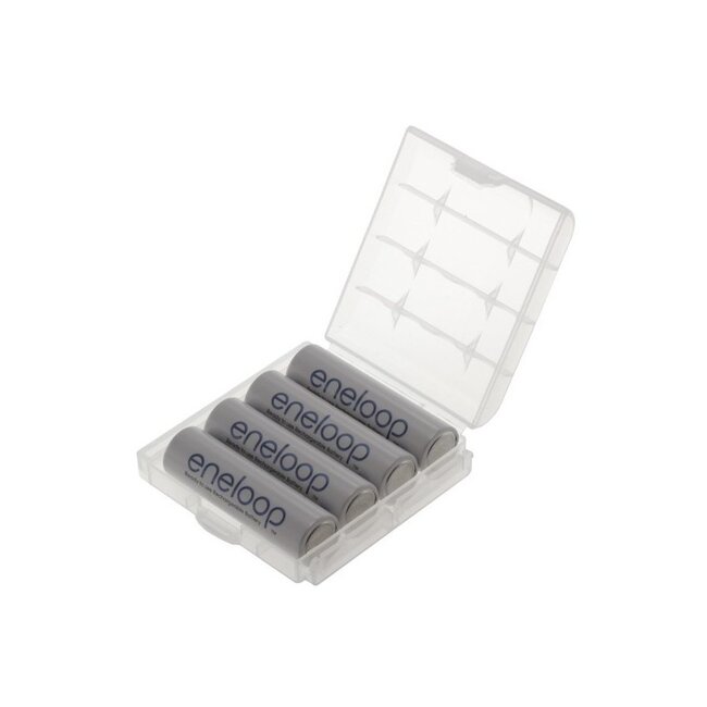 Opbergbox voor 4 AA/AAA batterijen