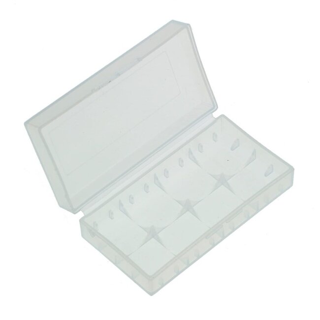 Opbergbox voor 2 18650 batterijen