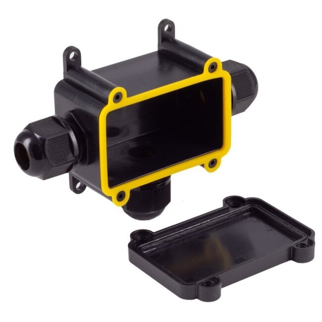 Stroom aansluitdoos voor buiten | 3 openingen (T-design) | IP68