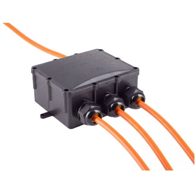 Stroom aansluitdoos voor buiten | 4 openingen | IP68