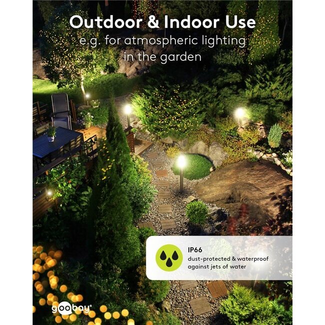 Stroom aansluitdoos voor buiten | 3 openingen | IP66