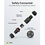 Stroom kabelverbinder voor buiten | 7,5 cm | IP68