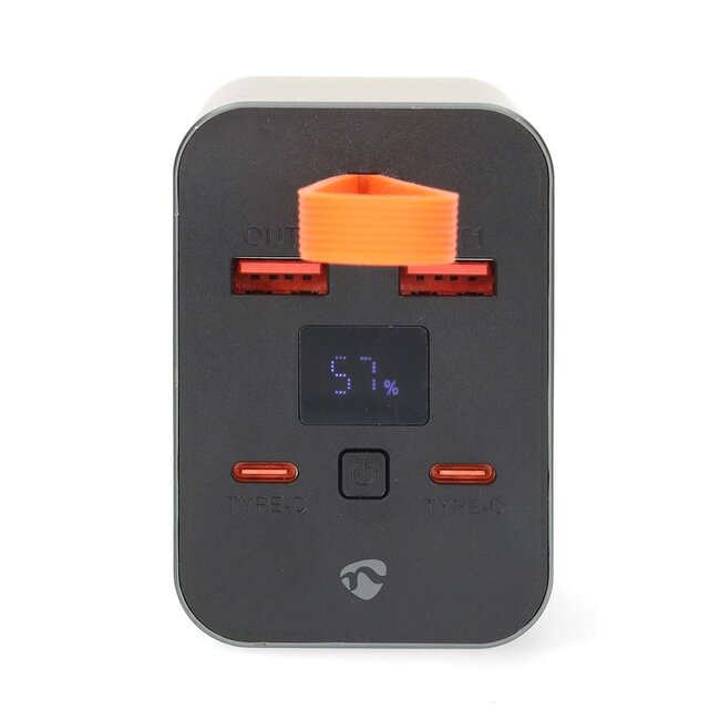Nedis powerbank | 2x USB-C PD 100W + 2x USB-A QC 18W | 30.000 mAh