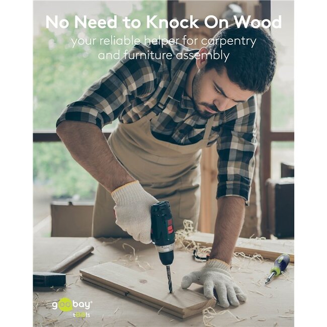 Goobay houtborenset | 15-delig