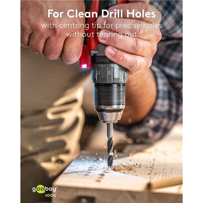 Goobay houtborenset | 15-delig