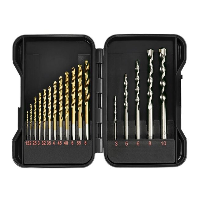 Goobay metaal- en betonborenset | 17-delig