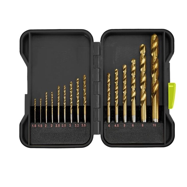 Goobay metaalborenset | HSS en titanium | 15-delig