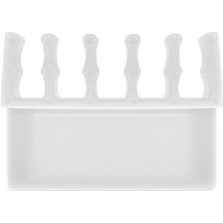 Goobay Goobay zelfklevende kabelhouders voor 5 kabels | 2 stuks | wit