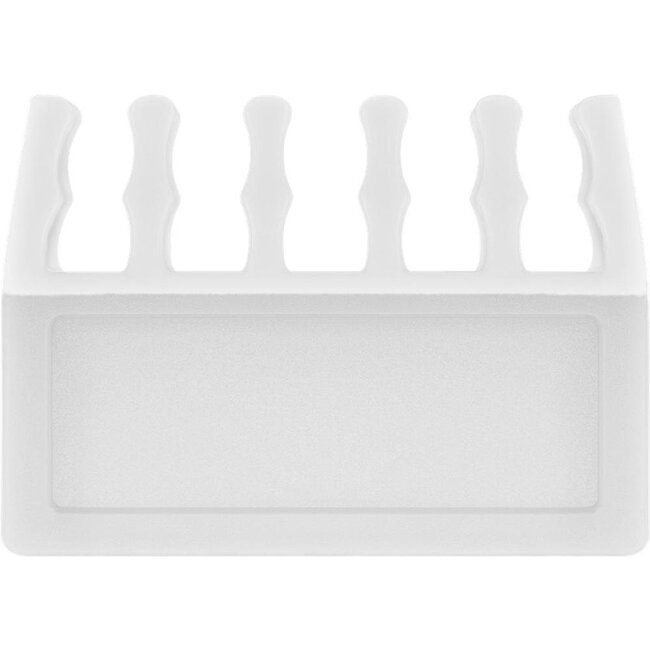 Goobay zelfklevende kabelhouders voor 5 kabels | 2 stuks | wit
