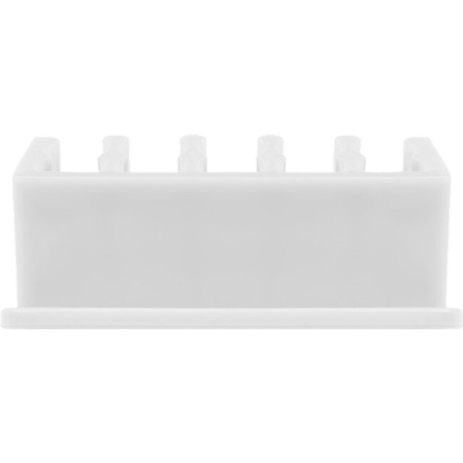 Goobay zelfklevende kabelhouders voor 5 kabels | 2 stuks | wit