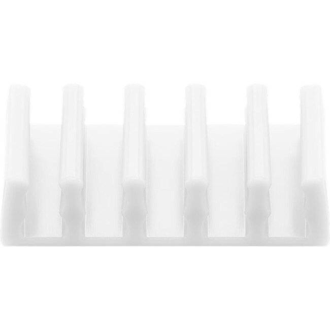 Goobay zelfklevende kabelhouders voor 5 kabels | 2 stuks | wit