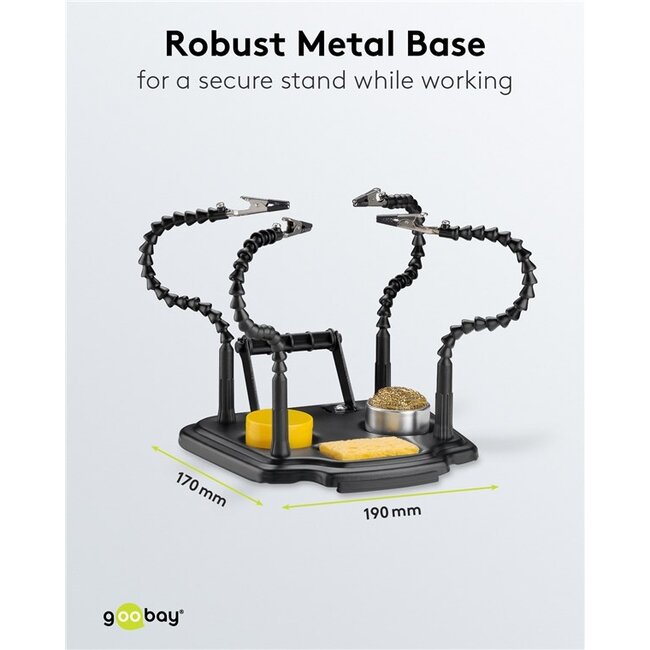 Goobay soldeerhulp met 4 flexibele armen