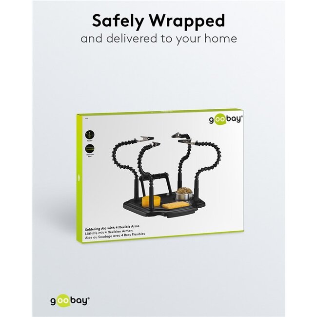 Goobay soldeerhulp met 4 flexibele armen