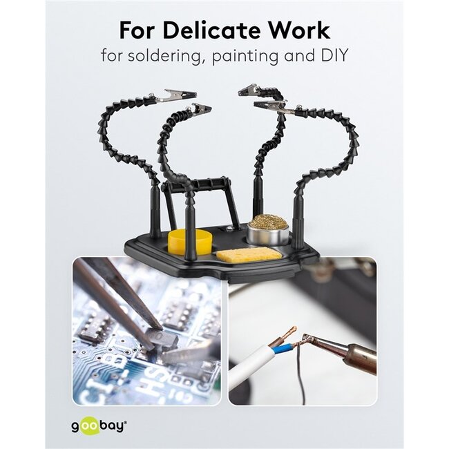 Goobay soldeerhulp met 4 flexibele armen