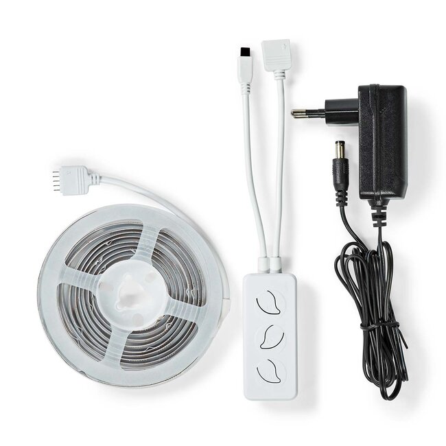 Nedis SmartLife LED-strip | COB | Wi-Fi | RGB + warm/koel-wit | IP20 | 2 meter