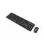 Silent Key Pro Business draadloze desktopset, zwart, US indeling