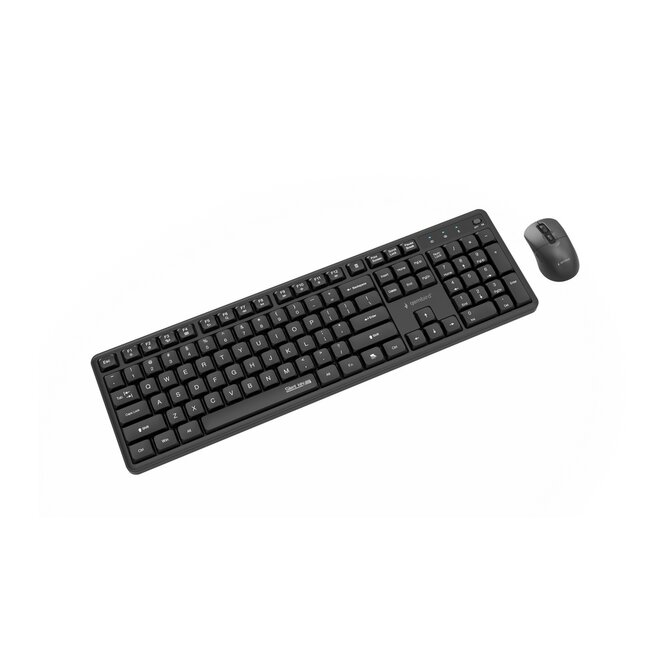 Silent Key Pro Business draadloze desktopset, zwart, US indeling