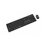 Silent Key Pro Business draadloze desktopset, zwart, US indeling