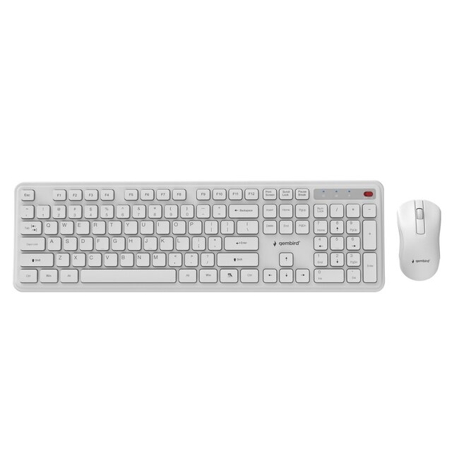 Slim Pro Business draadloze desktopset, wit, US-layout