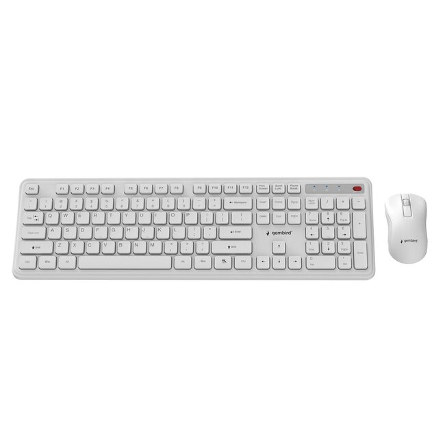 Slim Pro Business draadloze desktopset, wit, US-layout