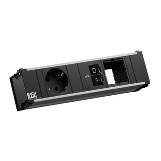 Bachmann BACHMANN CONI 1xCEE7/3, 1xUSB C/C 45W 1xCM L=0,2m