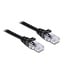 Delock RJ50 Coiled Cable male to male 3 m black
