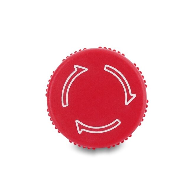 Delock Mushroom-Head Push Button for Installation 16 mm 2 x solder terminals plastic 26 mm Ø