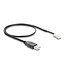 Delock Fan Cable USB 2.0 Type-A male to 3 pin (2 pins connected) fan connector male 50 cm
