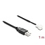 Delock Fan Cable USB 2.0 Type-A male to 3 pin (2 pins connected) fan connector male 1 m