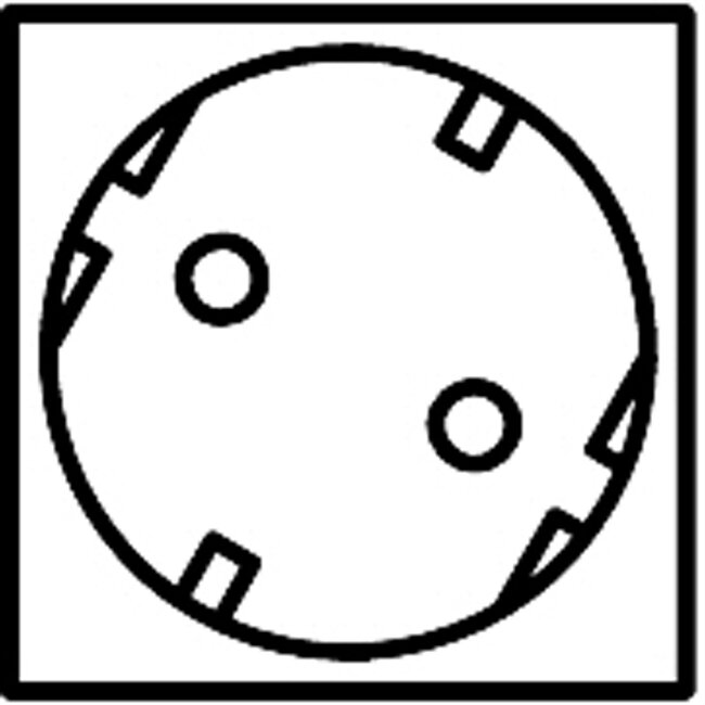 contactdoosstrook SCHROFF, SCHUKO, 3 stopcontacten