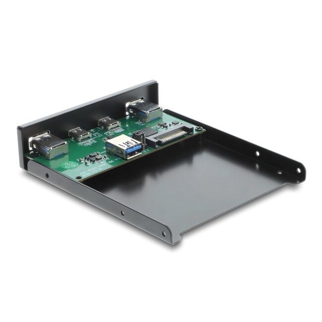 Delock Front Panel 3.5″ USB 10 Gbps 2 x USB Type-C™ + 2 x USB Type-A