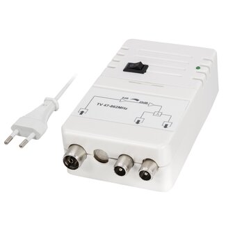 MaxTrack CAI antenneversterker | 2 uitgangen | 25 dB