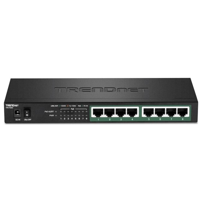 TRENDnet TPE-TG83 Gigabit ethernet switch | 8 poorten | 8x PoE+ | 65W