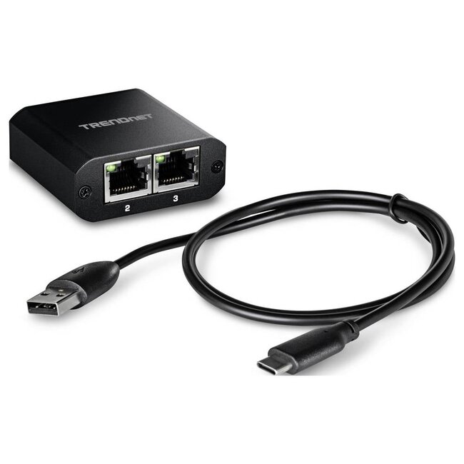 TRENDnet TEG-102S Gigabit ethernet splitter | 2 poorten