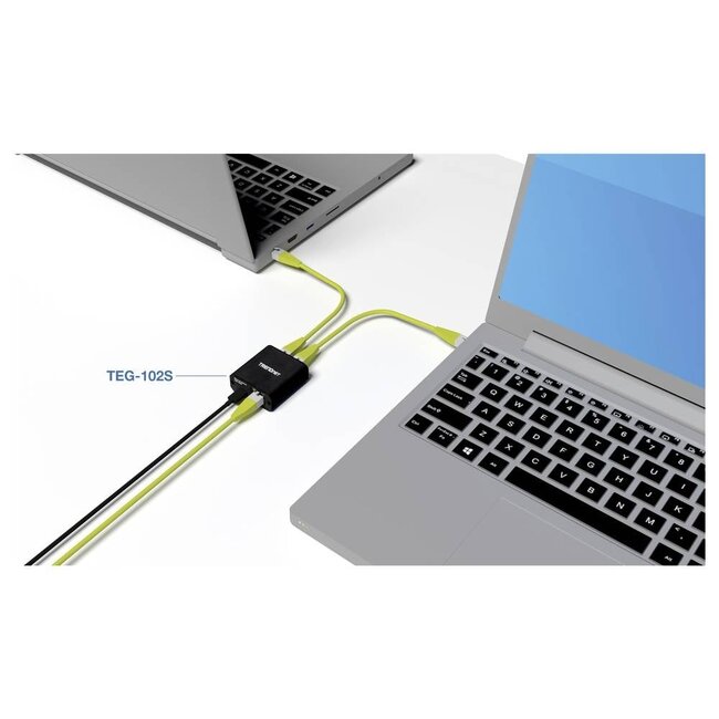 TRENDnet TEG-102S Gigabit ethernet splitter | 2 poorten