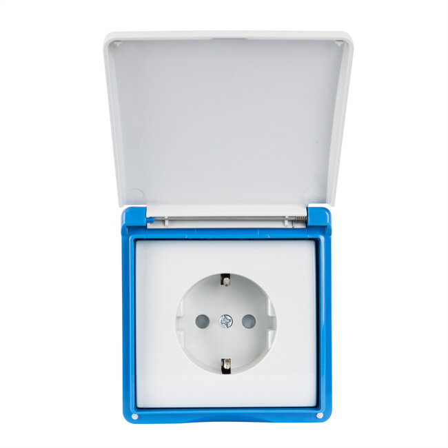 BACHMANN Schutzkontakt-Autoladesteckdose, Unterputz-Variante