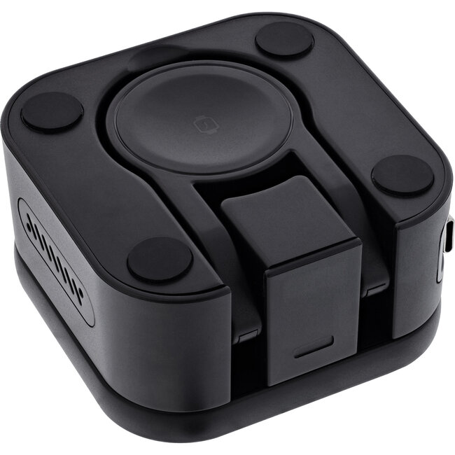 InLine® 3-in-1 draadloze oplader, 15 W Qi MagSafe-compatibel, 0,8 m kabel