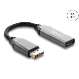 DeLOCK Delock Active DisplayPort 1.4 to HDMI Adapter 8K with HDR function