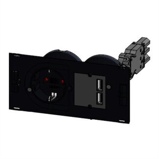 Bachmann BACHMANN DUE Set 1xDUE CEE7/7+USB