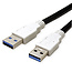 BACHMANN USB 3.2 Kabel A/A 1:1, zwart, 3 m