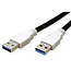BACHMANN USB 3.2 Kabel A/A 1:1, zwart, 3 m