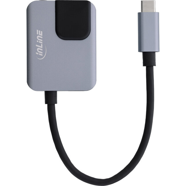 InLine® USB-C 3-in-1 adapter, Gigabit, audio, PD 3.0