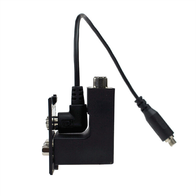 BACHMANN frame 1xVGA+jack, 90° Exit lateral