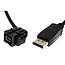 BACHMANN Keystone Mini Displayport/Displayport, zwart