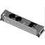 BACHMANN CONFERENCE TOP FRAME Medium inbouw stekkerdoos 2x geaard contact 2x USB-oplader 1 xABD