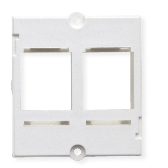 BACHMANN Custom module frame 2x Keystone, wit